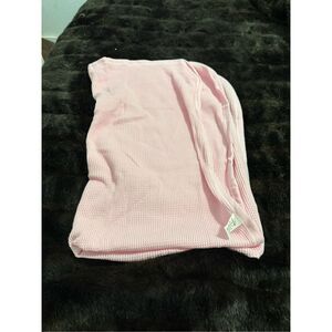 Baby Morgan Thermal Waffle Blanket Baby Pink  - 38x30 Crib  Pink